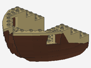 Lego hull parts 12 studs wide