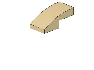 Lego Slope Stone, curved 2 x 1 (11477)