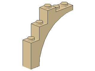 Lego Stein, Bogen 1 x 5 x 4 (2339)