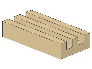 Lego Tile 1 x 2, Grid, without Groove (2412a)