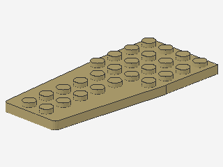 Lego Wedge Plates 4 x 9 (2413) without Stud Notches