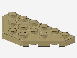 Lego Wedge Plates 3 x 6 (2419) Cut Corners