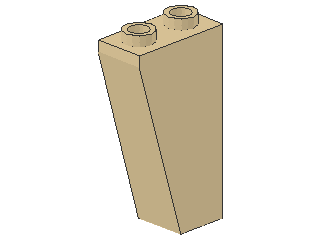 Lego Schrägsteine, invers 75° 2 x 1 x 3 (2449)