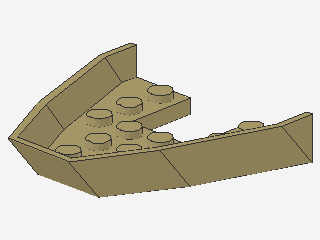 Lego Boot, Bow Top 6 x 6 x 1 (2627)
