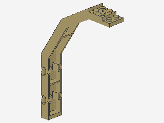 Lego Door Frame 2 x 8 x 12 (2662) with Hinges