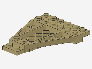 Lego Wedge Plates 8 x 6 (30036) with Grille