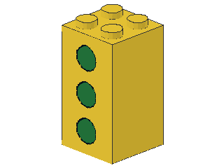 Lego Bricks, decorated 2 x 2 x 3 (30145)