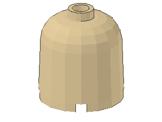 Lego Brick, round 2 x 2 x 1 2/3 (30151 a + b) Dome