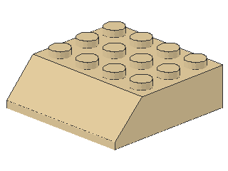 Lego Slope Stones 45° 4 x 4 x 1 (30182)