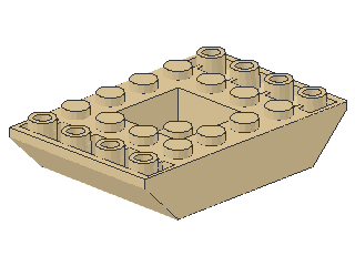 Lego Slope Stone, inverse 45° 6 x 4 x 1 (30183) double