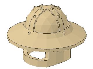 Lego Minifigur Helm mit Kinnschutz (30273)