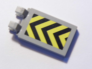 Lego Fliese 2 x 3, mit Clips, dekoriert (30350a + b)