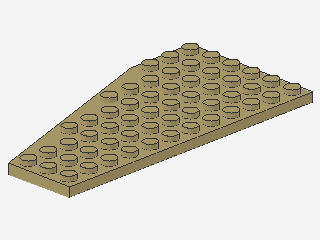Lego Keilplatten 12 x 6 (30356) rechts