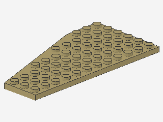 Lego Wedge Plates 12 x 6 (30356) right