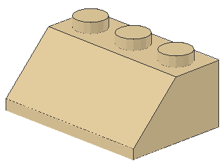 Lego Slope Stones 45° 2 x 3 x 1 (3038)