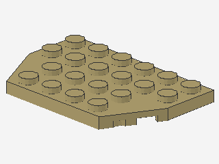 Lego Wedge Plates 4 x 6 (32059) Cut Corners