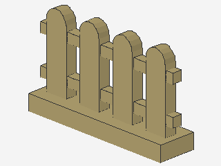 Lego Zaun 1 x 4 x 2 (33303) Latten