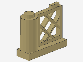 Lego Tor 1 x 3 x 2 (3358 u. 3359) Gitter