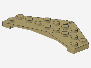 Lego Wedge Plates 4 x 8 (3474) Tail