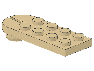 Lego Platte 2 x 5, mit Kugelpfanne (3491)