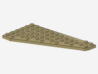 Lego Wedge Plates 7 x 12 (3586) Wing, left