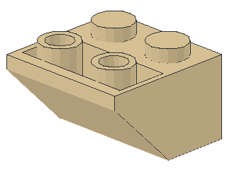 Lego Schrägsteine, invers 45° 2 x 2 x 1 (3660)