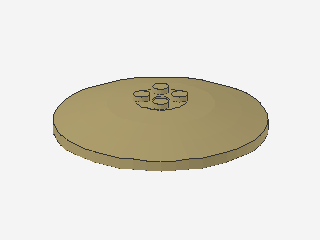 Lego Dish 8 x 8, inverse (Radar) (3961)