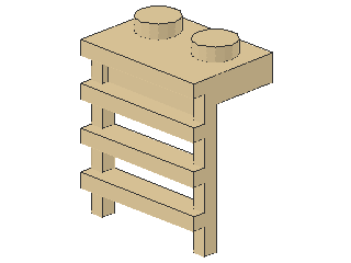 Lego Platte 1 x 2, mit Leiter (4175)