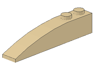 Lego Slope Stone, curved 6 x 1 x 1 (42022)