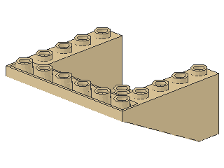 Lego Slope Stones, inverse 33° 5 x 6 x 2 (4228)