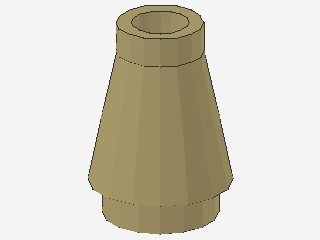 Lego Cone 1 x 1 (4589) without Groove