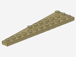 Lego Wedge Plates 12 x 3 (47398) right