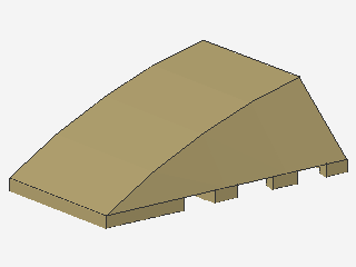 Lego Keile, ohne Studs 4 x 4 (47753)