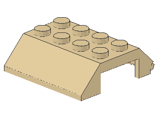 Lego Slope Stone 45° 4 x 4 x 1 (4857) double