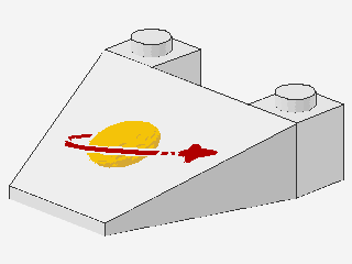 Lego Wedges, 4 x 4 (4858) without stud notches