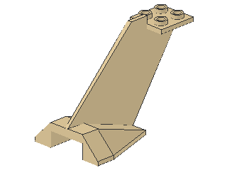 Lego Tail Section (4867) with Wedge