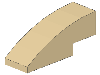 Lego Slope Stone, curved 3 x 1 x 1 (50950)