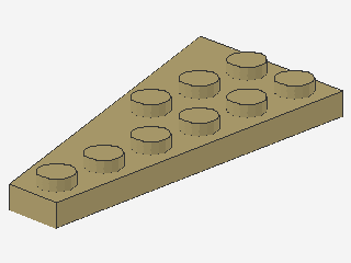 Lego Wedge Plates 54383) right