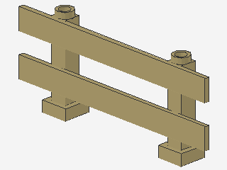 Lego Fence 1 x 8 x 2 2/3 (6079)