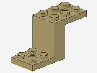 Lego Bracket 5 x 2 x 2 1/3 (6087) 2 Holes