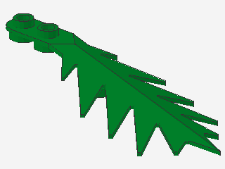 Lego Palm Leaf, small 8 x 3 (6418)