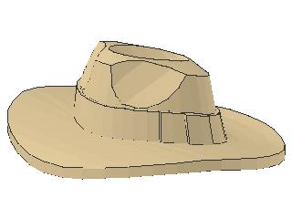 Lego Minifigur Hut, Outback-Stil (61506)