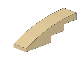 Lego Slope Stone, curved 4 x 1 x 1 (61678)