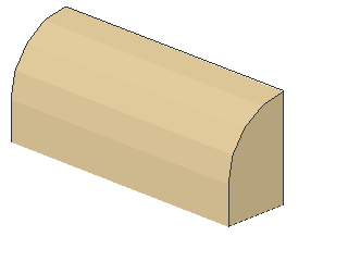 Lego Slope Stone, curved 1 x 4 x 1 1/3 (6191)