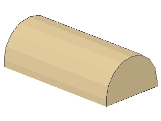 Lego Slope Stone, curved 2 x 4 x 1 (6192) double