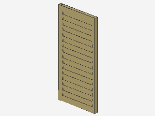 Lego Shutter 1 x 3 x 5 (791)