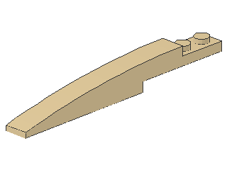 Lego Slope Stone, curved 10 x 1 x 1 (85970)