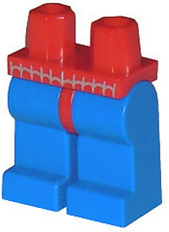 Lego Minifigure Legs assembled decorated (970c07) blue Legs