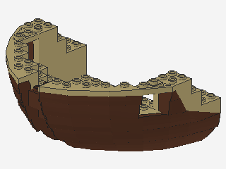Lego hull parts 16 studs wide