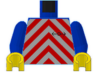 Lego Minifigure Torso mounted Train